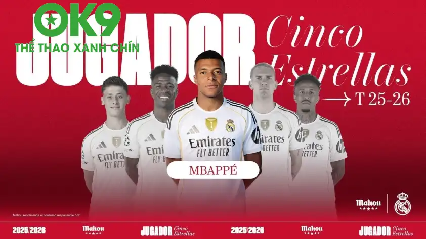 Mbappe là cầu thủ hay nhất tháng 9 của Real Madrid (Ảnh: Real Madrid)